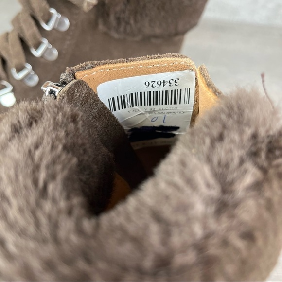 NWT kate spade size 10 maira suede hiking boot brown - Picture 13 of 13
